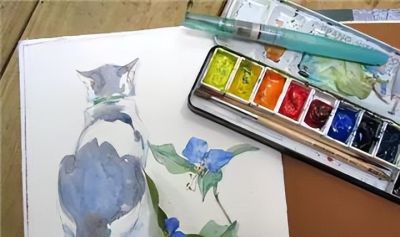 美国自由水彩画家Cathy Johnson的手绘本 - 图画吧TUHUABA