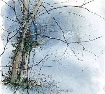 美国自由水彩画家Cathy Johnson的手绘本 - 图画吧TUHUABA