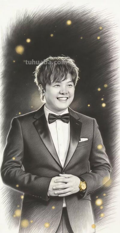 歌手郑源素描画像 - 图画吧TUHUABA