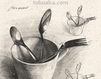 俄罗斯素描老师，素描教学干货 - 图画吧TUHUABA