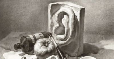 静物素描步骤和要点 - 图画吧TUHUABA