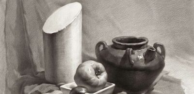 静物素描步骤和要点 - 图画吧TUHUABA