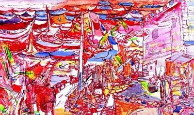 多彩大地上的水色交响——浅谈中国当代水彩风景画的新突破 - 图画吧TUHUABA