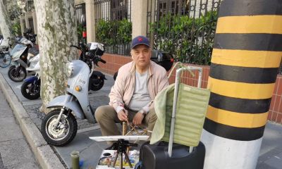 每日一画 | 梧桐影里洋房立 水色勾来岁月长——写生高安路·水彩写意 - 图画吧TUHUABA