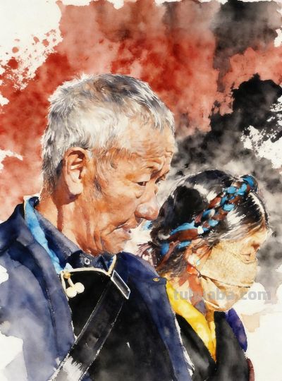 水彩转换，一键生成。不要着急给ai绘画贴标签！ - 今日头条