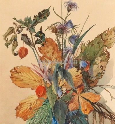 生命的蓬勃与美好|Gustav Feith的水彩 - 图画吧TUHUABA