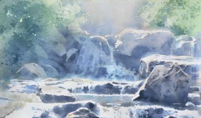 世界水彩：中国宝岛籍水彩画家林裕清 - 图画吧TUHUABA