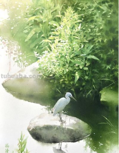 世界水彩：中国宝岛籍水彩画家林裕清 - 图画吧TUHUABA