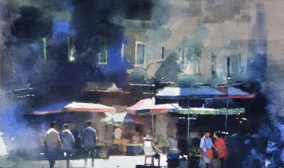 世界水彩：中国宝岛籍水彩画家林裕清 - 图画吧TUHUABA