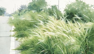 世界水彩：中国宝岛籍水彩画家林裕清 - 图画吧TUHUABA