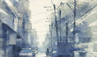 世界水彩：中国宝岛籍水彩画家林裕清 - 图画吧TUHUABA