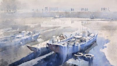 世界水彩：中国宝岛籍水彩画家林裕清 - 图画吧TUHUABA