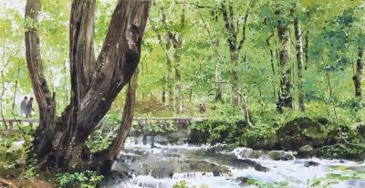 世界水彩：中国宝岛籍水彩画家林裕清 - 图画吧TUHUABA