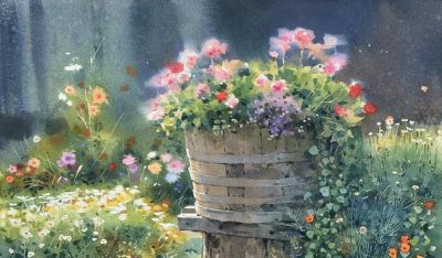 世界水彩：中国宝岛籍水彩画家林裕清 - 图画吧TUHUABA