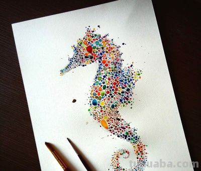 还有这样的点彩画动物，斑斓绚丽！ - 今日头条