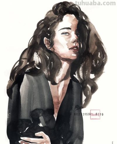 韩国的水彩插画师卡西克·郑宇作品 - 图画吧TUHUABA