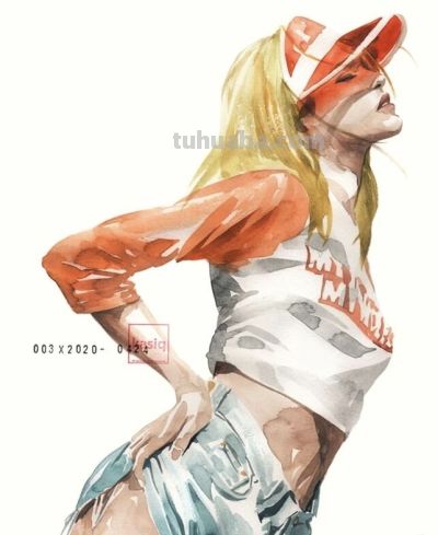 韩国的水彩插画师卡西克·郑宇作品 - 图画吧TUHUABA