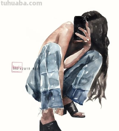 韩国的水彩插画师卡西克·郑宇作品 - 图画吧TUHUABA