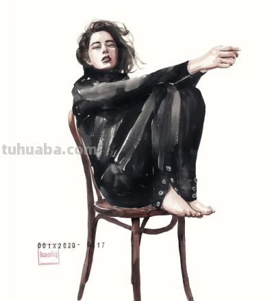 韩国的水彩插画师卡西克·郑宇作品 - 图画吧TUHUABA