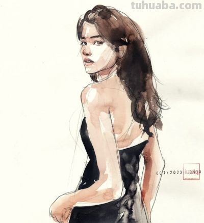 韩国的水彩插画师卡西克·郑宇作品 - 图画吧TUHUABA