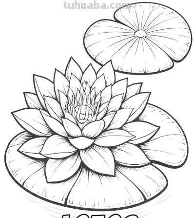 24张花卉手绘线稿图，你捡到宝了！ - 图画吧TUHUABA