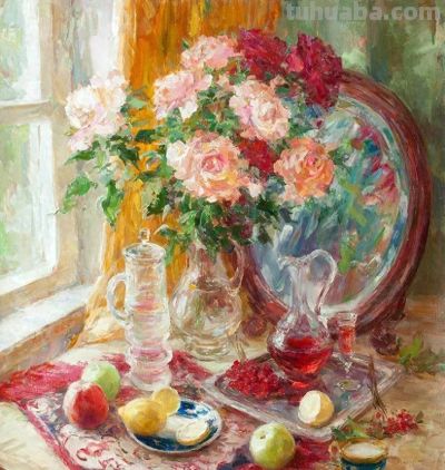 乌克兰画家笔下的花卉静物，让人流连忘返 | 油画 - 今日头条