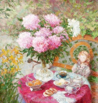 乌克兰画家笔下的花卉静物，让人流连忘返 | 油画 - 图画吧TUHUABA