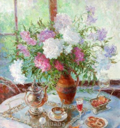 乌克兰画家笔下的花卉静物，让人流连忘返 | 油画 - 图画吧TUHUABA