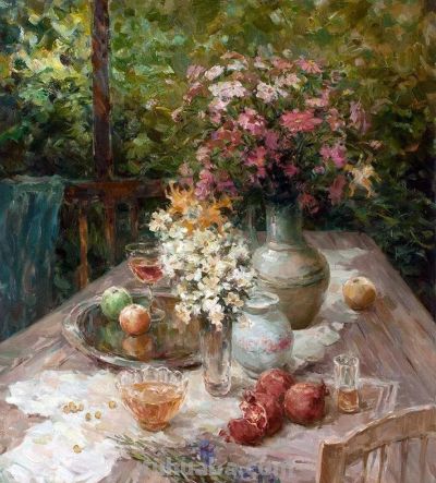 乌克兰画家笔下的花卉静物，让人流连忘返 | 油画 - 图画吧TUHUABA