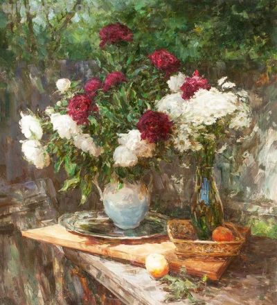 乌克兰画家笔下的花卉静物，让人流连忘返 | 油画 - 图画吧TUHUABA