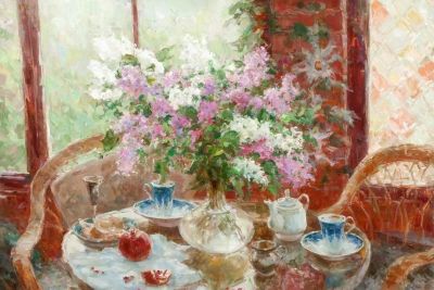 乌克兰画家笔下的花卉静物，让人流连忘返 | 油画 - 图画吧TUHUABA