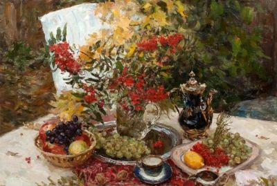 乌克兰画家笔下的花卉静物，让人流连忘返 | 油画 - 图画吧TUHUABA