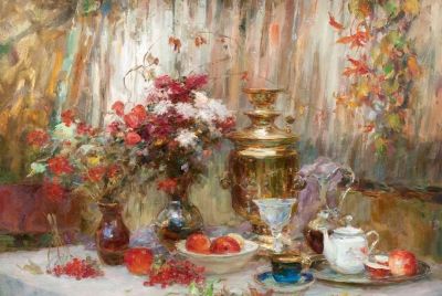 乌克兰画家笔下的花卉静物，让人流连忘返 | 油画 - 图画吧TUHUABA