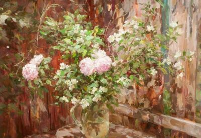 乌克兰画家笔下的花卉静物，让人流连忘返 | 油画 - 图画吧TUHUABA