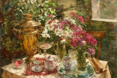 乌克兰画家笔下的花卉静物，让人流连忘返 | 油画 - 图画吧TUHUABA