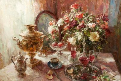 乌克兰画家笔下的花卉静物，让人流连忘返 | 油画 - 图画吧TUHUABA