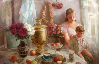 乌克兰画家笔下的花卉静物，让人流连忘返 | 油画 - 图画吧TUHUABA