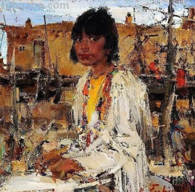 费欣油画作品选（150幅） - 图画吧TUHUABA