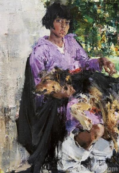 费欣油画作品选（150幅） - 图画吧TUHUABA