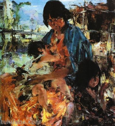 费欣油画作品选（150幅） - 图画吧TUHUABA