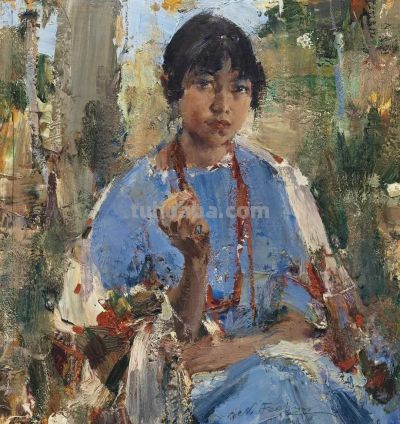 费欣油画作品选（150幅） - 图画吧TUHUABA