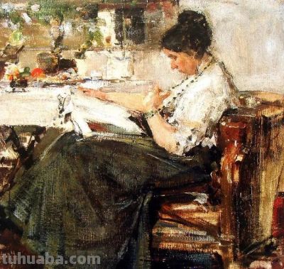 费欣油画作品选（150幅） - 图画吧TUHUABA