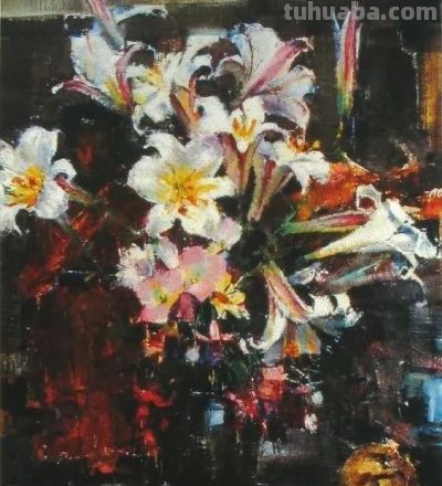 费欣油画作品选（150幅） - 图画吧TUHUABA