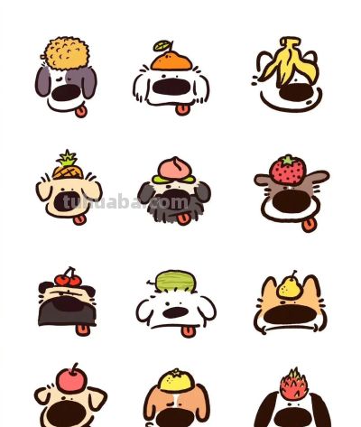 可爱易上手的简笔画狗狗，收藏起来试一试 - 图画吧TUHUABA