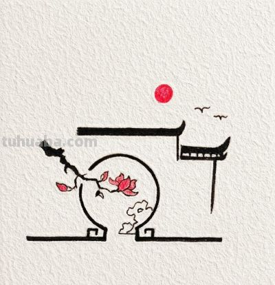 小院春晴红日暖 玉兰倚门鸟飞还丨燕子简笔画分享 - 今日头条