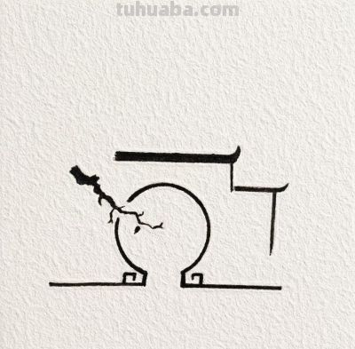 小院春晴红日暖 玉兰倚门鸟飞还丨燕子简笔画分享 - 图画吧TUHUABA