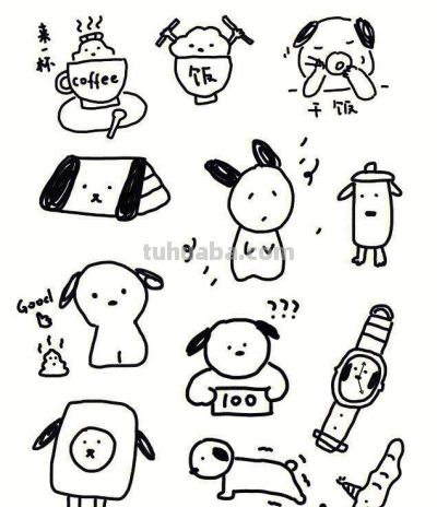 简笔画物品-手帐素材 ⌯>ᴗo⌯ಣ - 图画吧TUHUABA