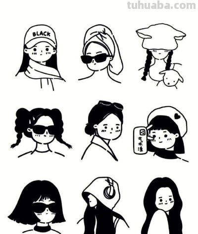 简笔画物品-手帐素材 ⌯>ᴗo⌯ಣ - 图画吧TUHUABA