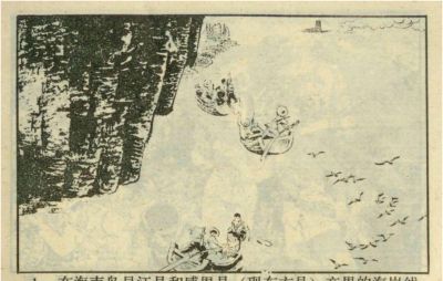 年代连环画｜广东民兵革命斗争故事｜05夜海夺粮｜时代记忆 - 图画吧TUHUABA