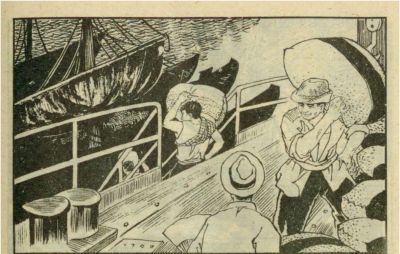 年代连环画｜广东民兵革命斗争故事｜05夜海夺粮｜时代记忆 - 图画吧TUHUABA